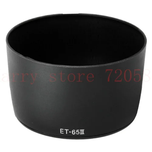 

ET-65 III et-65iii et 65 Lotus Camera filter Lens Hood for 60D 70D 5D 6D 7D 100-210mm 100-300mmEF 85mm bayonet lens cap 58mm