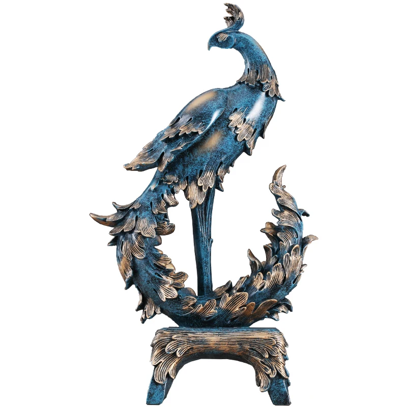 

Decorative Home Jewelry Living Room Tv Wine Cabinet European Phoenix Decorative Art Creative American Point Decorative Gifts