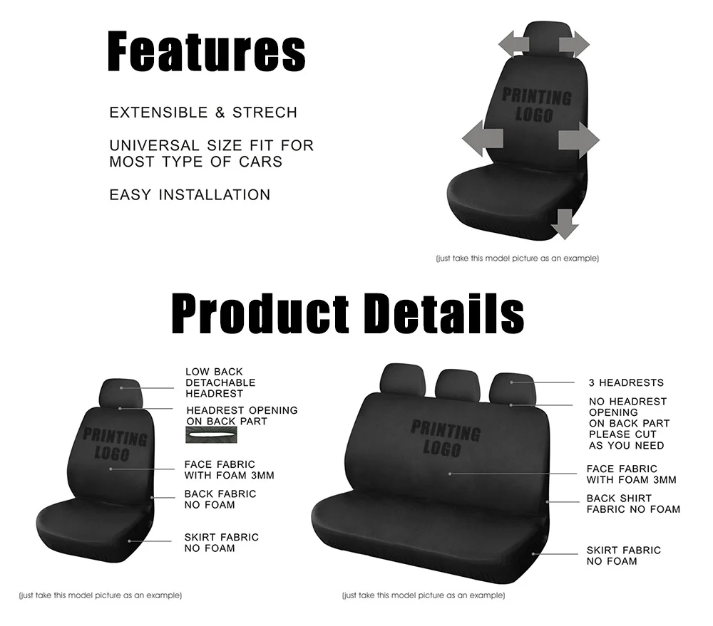 Универсальный комплект с принтом в виде бабочки F8B аксессуары для салона
