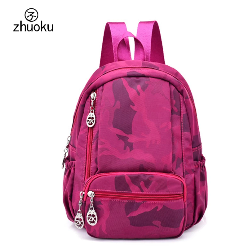 Школьные сумки для девочек рюкзак женский хорошее качество камуфляж нейлон