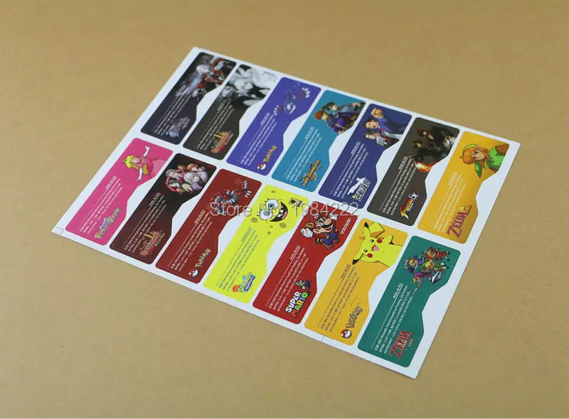 Наклейка на заднюю панель консоли GBA SP 14 шт./лот = 1 комплект|sticker design|stickers forstickers