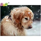 DPF Алмазная вышивка крестиком на рисунке, алмазная вышивка собаки декорации Алмазная мозаика для домашнего украшения камни в форме ромба наклейки для рукоделия