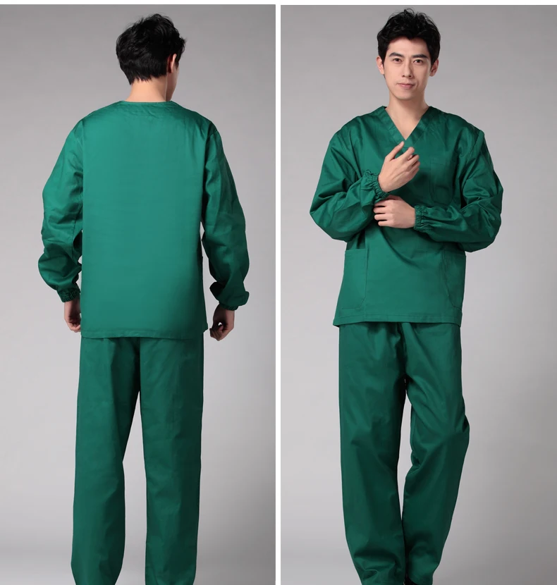 Одежда для стирки одежда мужчин и женщин с длинными рукавами кистями рук