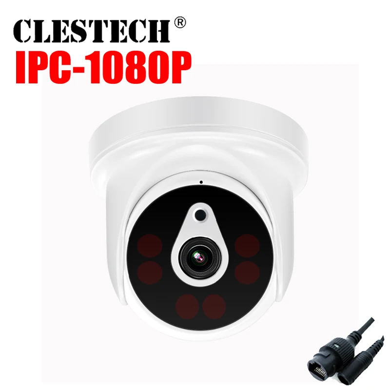 POE48V Широкоугольный 2 8 мм Крытый Купол HD CCTV IP камера 1080P 720P 2.0MP ONVIF P2P безопасности