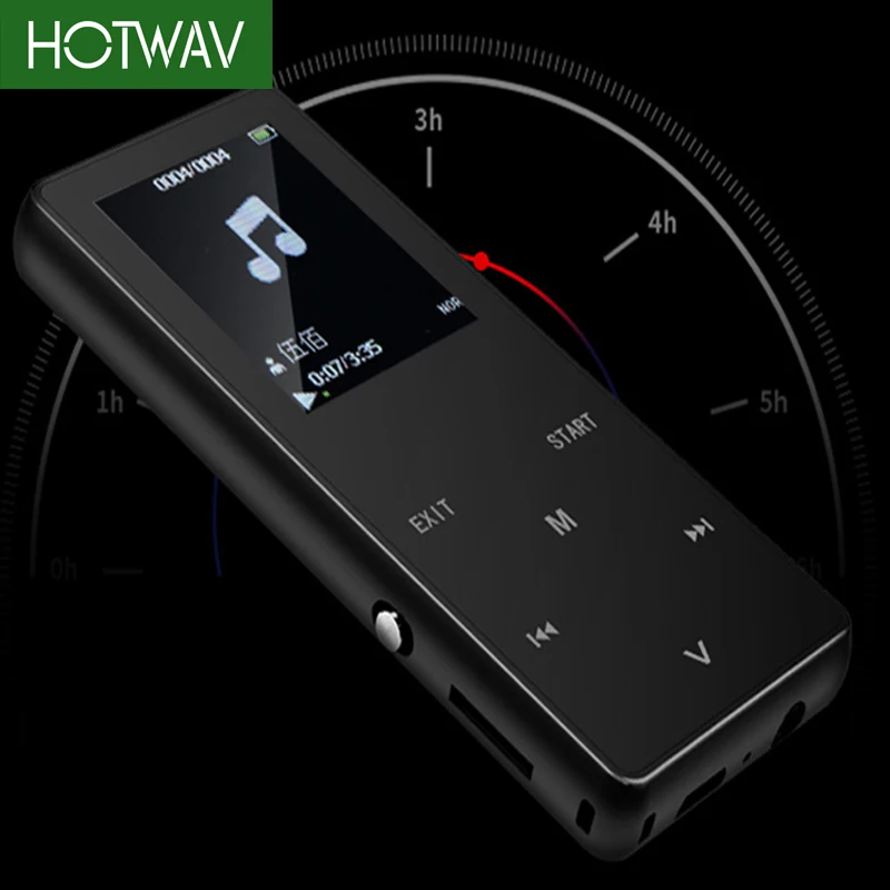 HOTWAV высокое качество 1 8 дюймов MP3 музыкальный плеер металлическая текстура