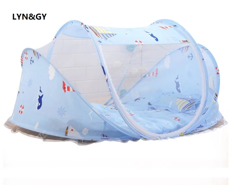 Летняя Детская Портативная Складная Большая москитная сетка герметичная