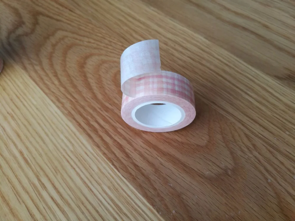2 шт./лот симпатичная розовая клетчатая ткань васи лента Сделай Сам Украшение