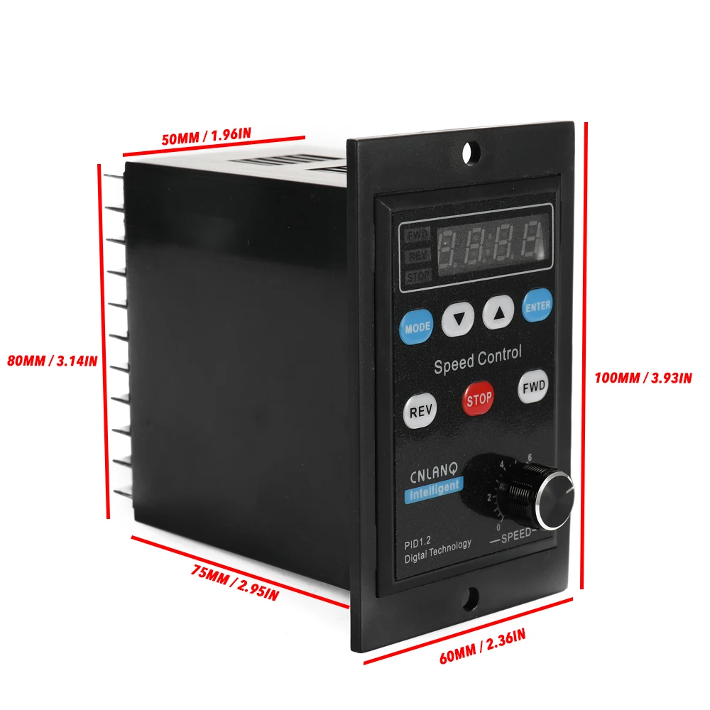 Цифровой регулятор скорости двигателя переменного тока 220 В контроллер с