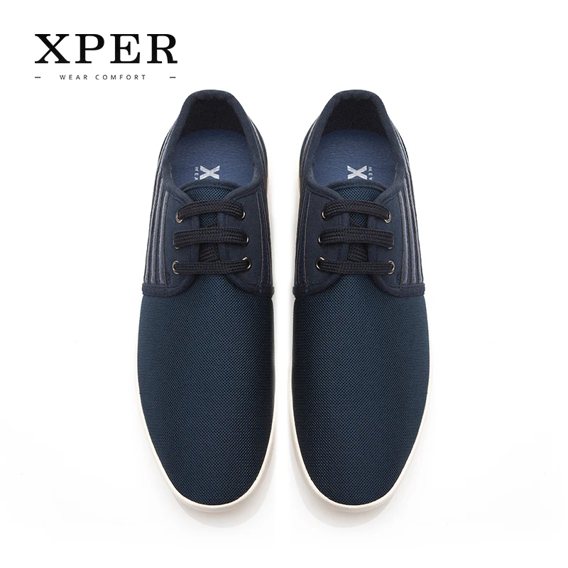 XPER мужская обувь на шнуровке дышащая легкая повседневная модная спортивная