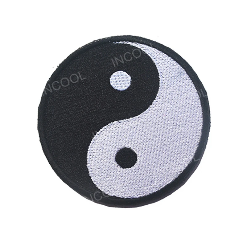 3D Chinese Tai Chi Embroidery Patch Yin Yang Tactical Military Army