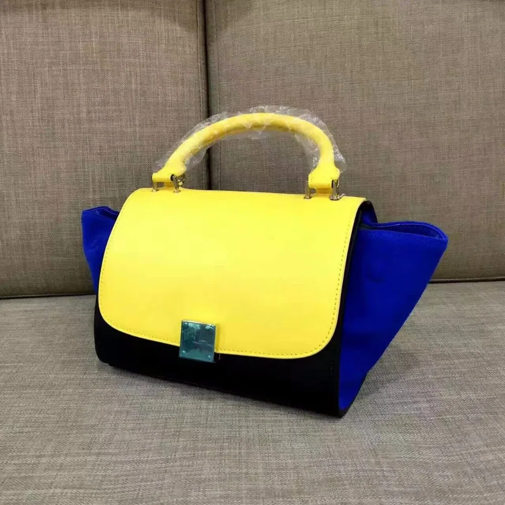 2017 Урожай Классический Женщин Трапеция Сумка Tote Сумки Из Натуральной Кожи Мода