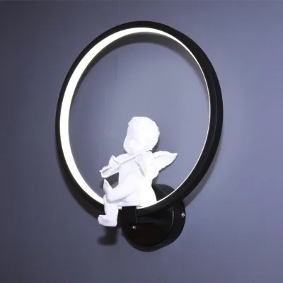 Nordic angel wall lamp bedside living room bedroom aisle creative personality children | Освещение
