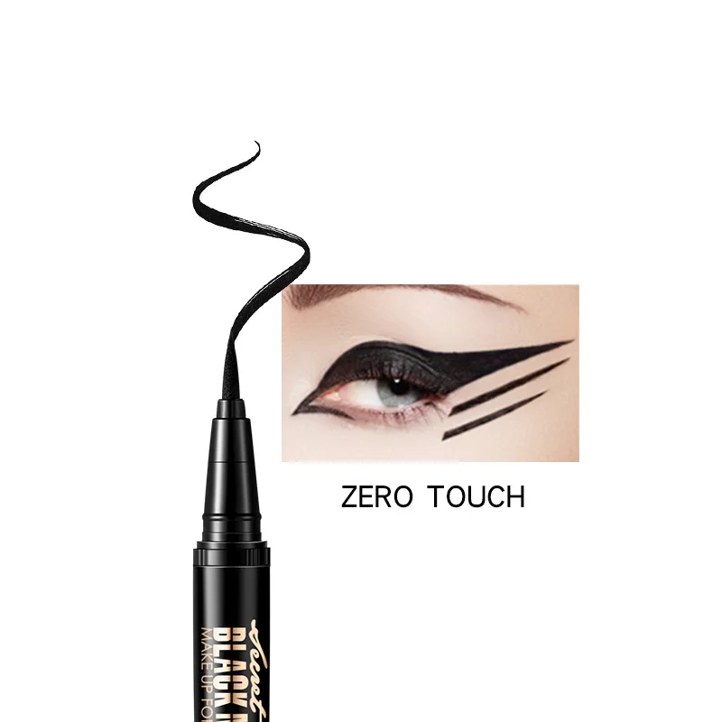 Черная Подводка для глаз MACFEE водостойкая стойкая жидкая подводка женщин