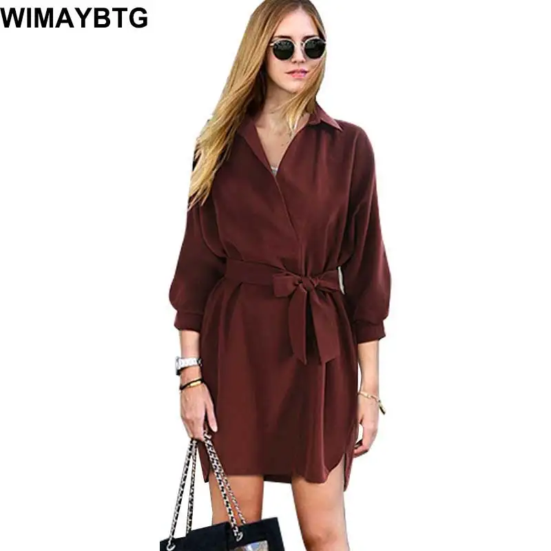 Офисные женские туфли рабочие осень Для женщин Твердые vestidos элегантное платье
