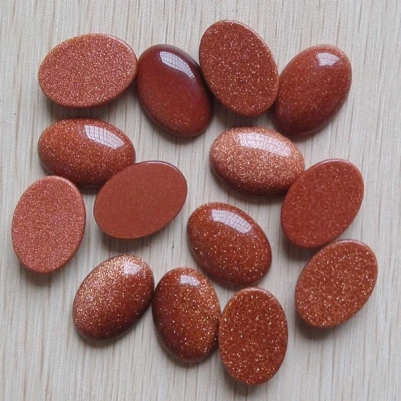 

Fashion high quality gold color sand stone Oval CAB CABOCHON for jewelry Accessories 18x25mm Wholesale 30pcs/lot free shipping