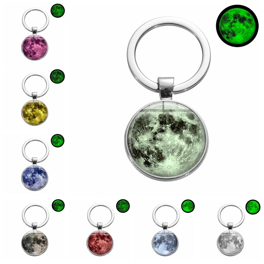 Лидер продаж светящийся в темноте брелок SONGDA виде Галактики Луны Вселенной