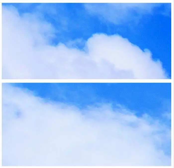 Сине-белые потолочные 3d обои для гостиной спальни Нетканые рулоны украшения дома