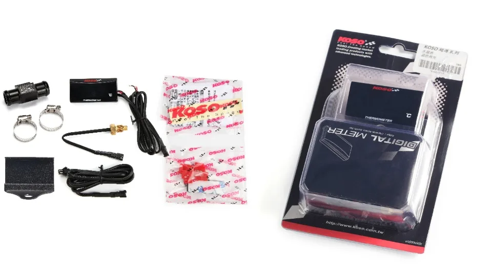 KOSO температура для YAMAHA PCX XMAX 125 250 300 NMAX AEROX CB400 CB500X DIO датчик температуры воды адаптер с стентами мотоцикл