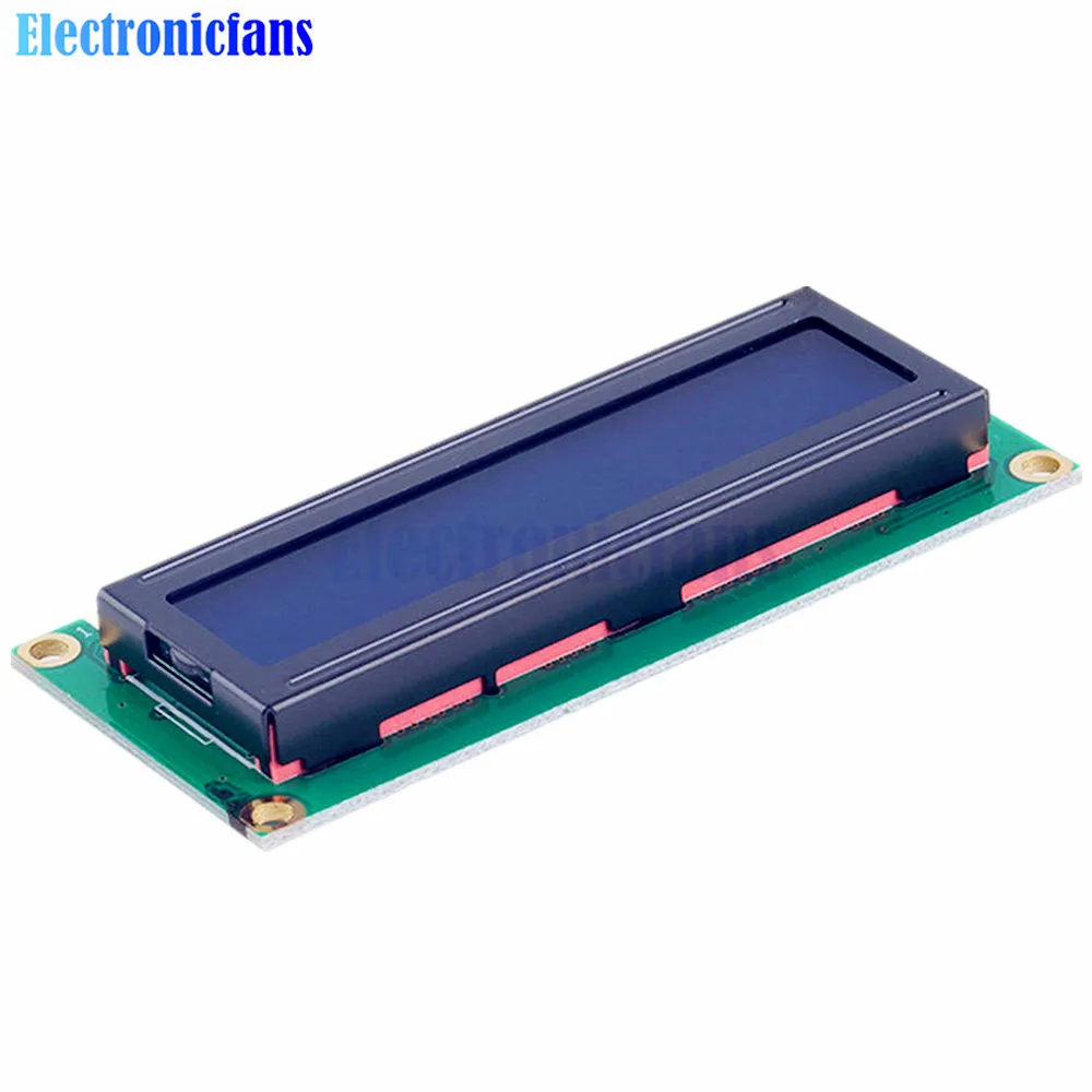 ЖК дисплей 5 шт./лот LCD1602 1602 с голубым экраном черным светом TFT 16X2 модуль
