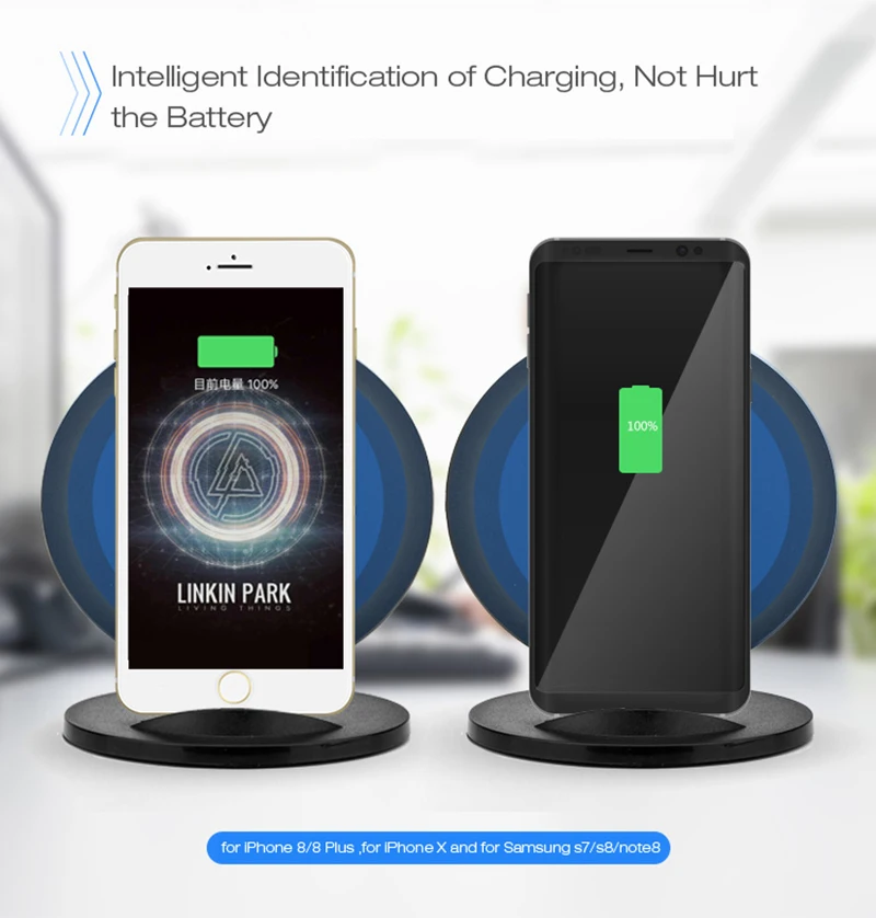 Быстрое беспроводное зарядное устройство Suntaiho 10 Вт 9 В/2 А Qi для iPhone X/8 5 USB