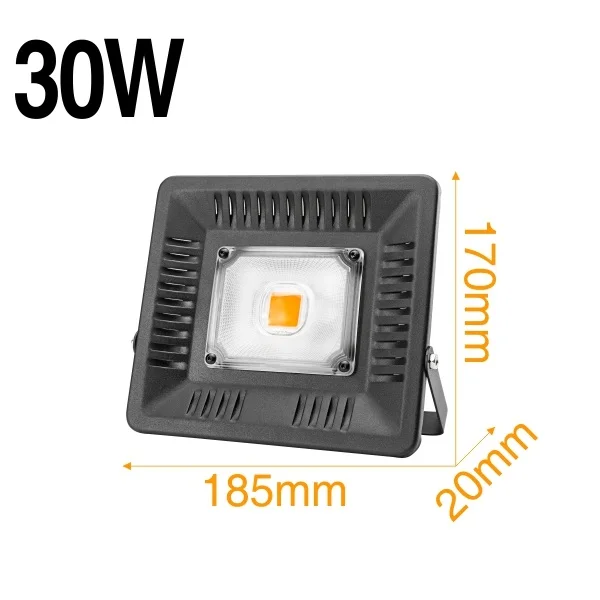 30W Grow Light Светодиодный светильник для выращивания гидропоники, полный спектр, прожектор AC110V 220V 150W 110W 50W IP65, водонепроницаемый, для выращивания цветов и овощей в помещении - Испускаемый цвет: 30W Grow Light