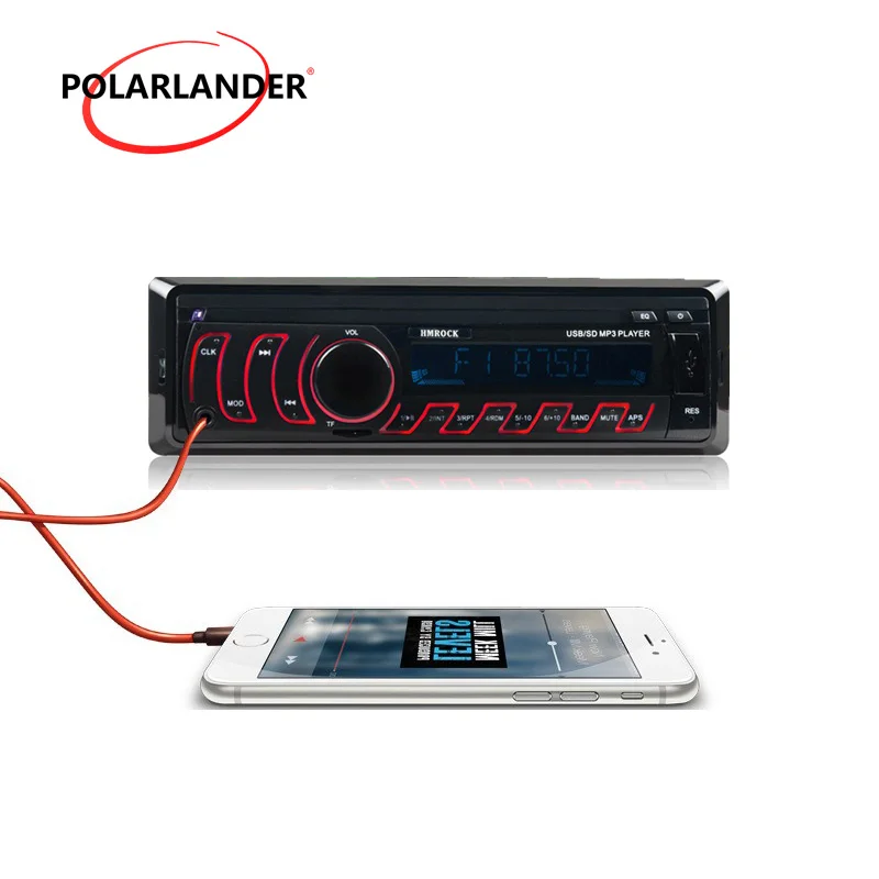 1 DIN 2018 новый автомобильный стереопроигрыватель с Aux входом FM USB TF для автомобиля