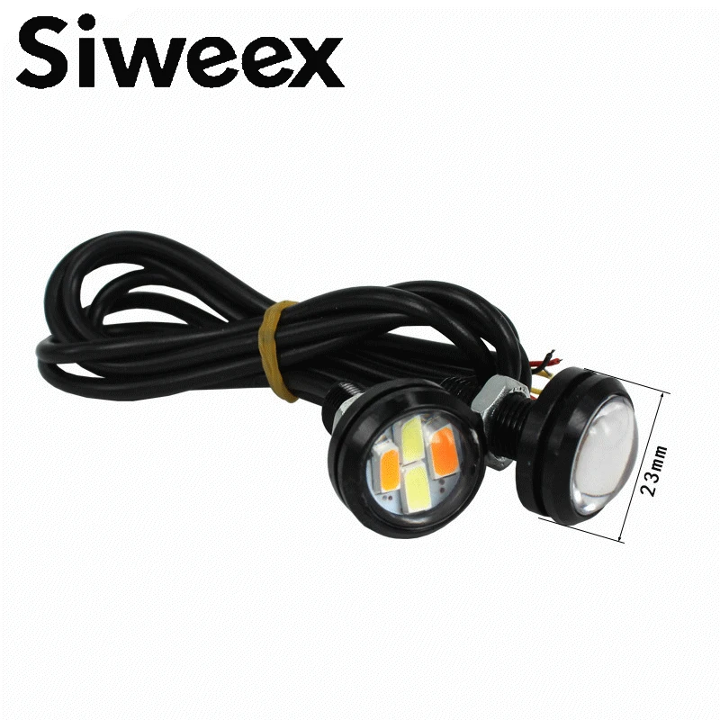 2 шт. Автомобильные светодиодные лампы Орлиный глаз 23 мм|car amber lights|car lightstyle light |