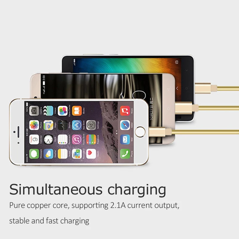 Кабель для зарядки OUSU 3 в 1 xiaomi redmi note 7 2.1A Быстрая зарядка Выдвижной USB Type C kabel samsung s8