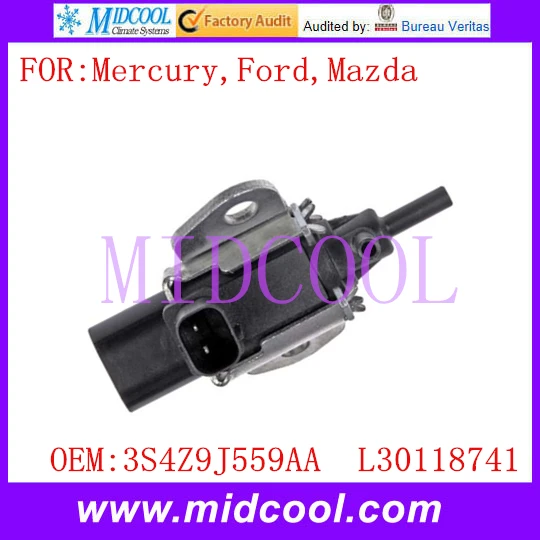 Соленоид вакуумного клапана впускного коллектора 3S4Z9J559AA 3S4Z-9J559-AA L30118741 L301-18-741