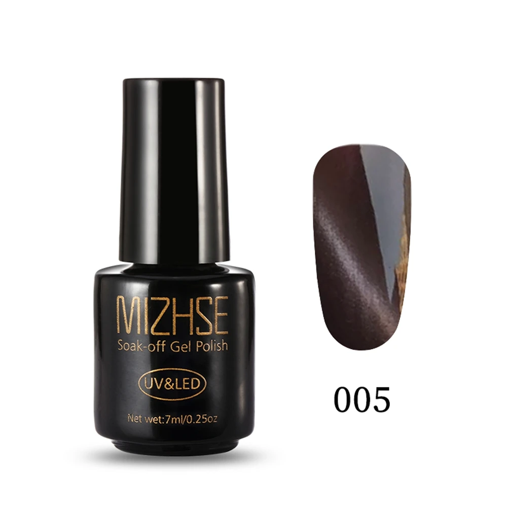 JTMY005 MIZHSE, 7 мл, гель кошачий глаз, хамелеон, голографический блеск, Магнитный Гель-лак для ногтей, отмачиваемый УФ-Гель-лак, лак для ногтей DIY - Цвет: JTMY005