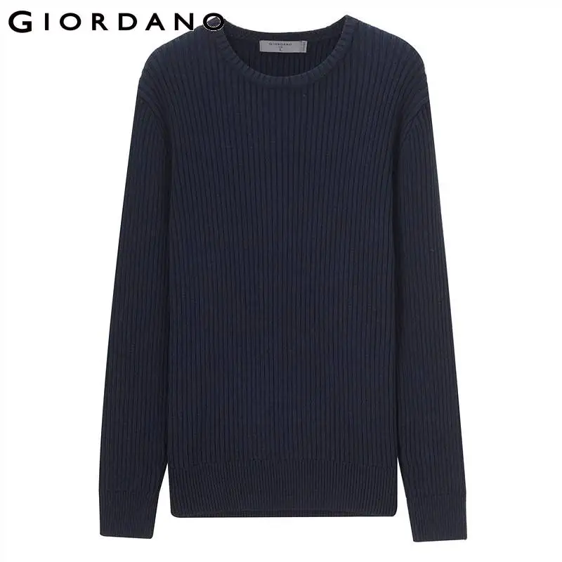 65Blue Giordano мужской свитер из натурального хлопка,данная модель имеет три варианта окраса - Цвет: 65Blue