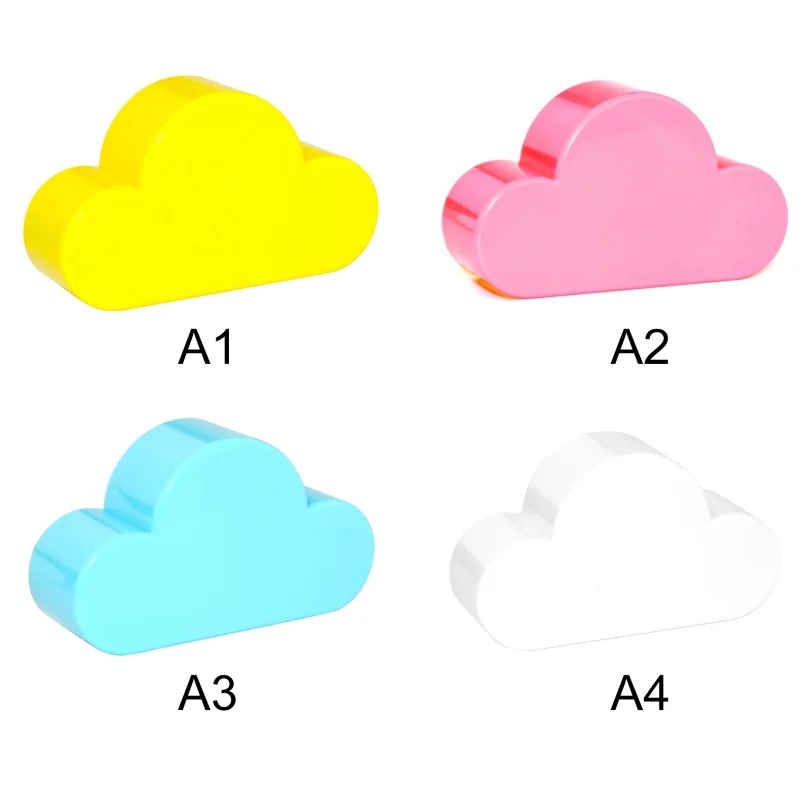 Держатель ключей в форме розово-желтого облака магнитный крючок магнитные