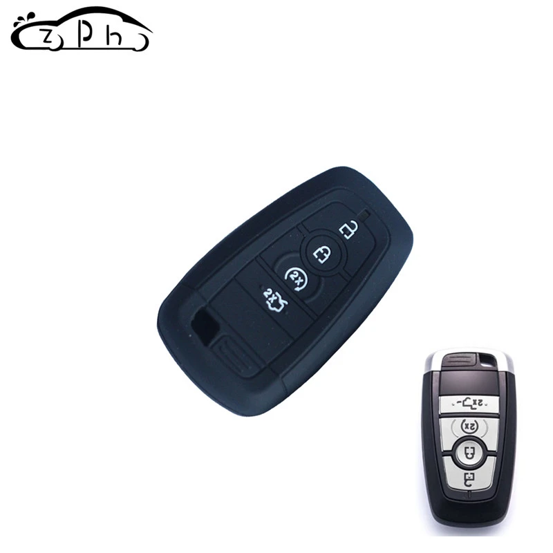 Силиконовый резиновый чехол для автомобильного ключа Ford Mondeo 2017 MKC MKX MKZ Lincoln Focus Edge