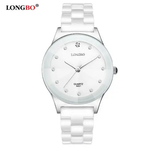 Роскошные брендовые деловые повседневные модные часы Longbo Стразы для отдыха