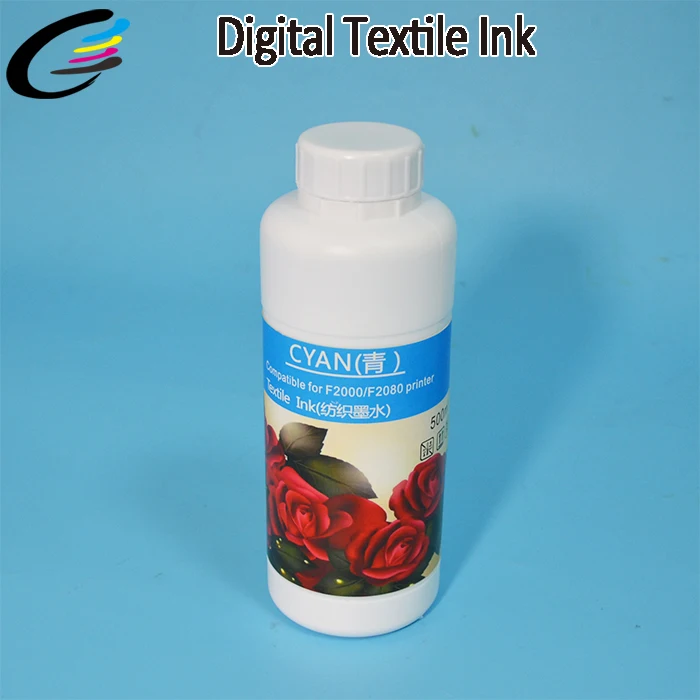 

DTG Water Based Digital Textile Pigment Ink for Printing on Cotton T-Shirt