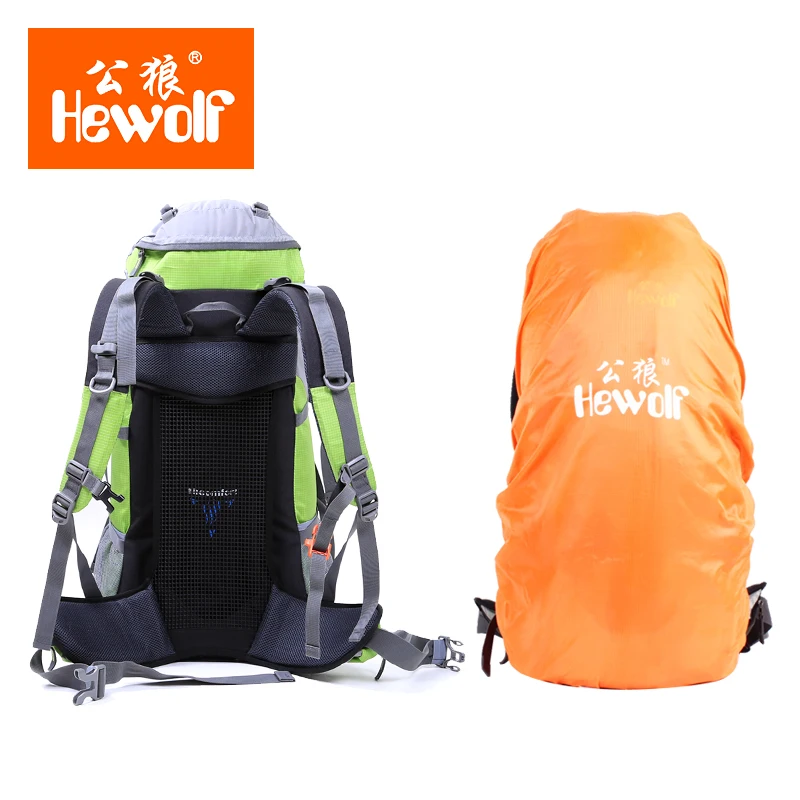 Kopen 50L Outdoor Waterdichte Klimmen Zakken Camping Wandelen Rugzakken Tas Alpinisme Tas Rugzak Professionele Rugzak