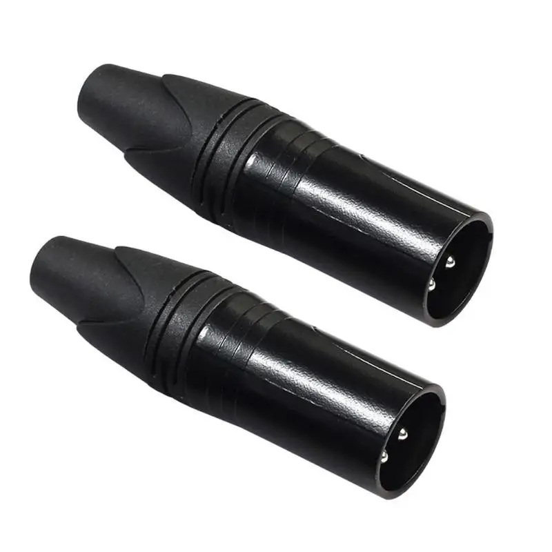 1 шт./2 шт. XLR 3Pin мужской DIY Аудио кабель микрофон разъем под пайку адаптер