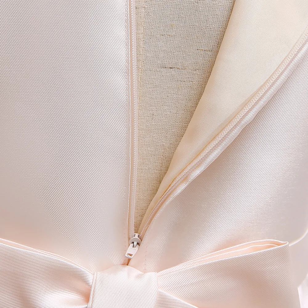 

A-Line Short Sleeves Satin Flower Girl Dresses For Evening Party First Communion dresses Formal Evening Party Gowns 2021