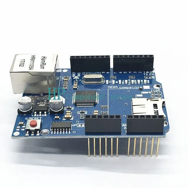 10 шт. UNO Shield Ethernet W5100 R3 Mega 2560 1280 328 UNR &ltтолько плата разработки W5100|Интегральные