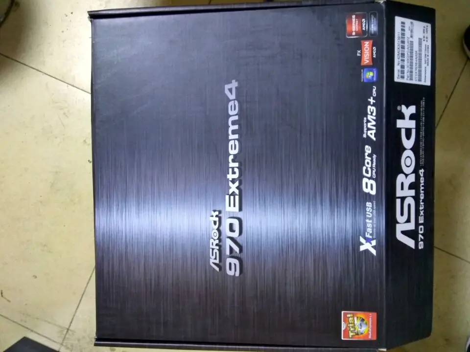 ASROCK 970 extreme ME4 Socket AM3/AM3 + AMD DDR3 32GB USB3.0 ATXmotherboard используется 90% новый| |