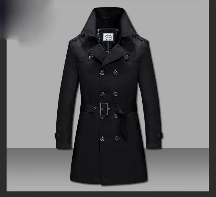 5XL мужские парки, длинные тренчи, весенние мужские деловые куртки, мужские манто homme, тонкое пальто, ветровка h109