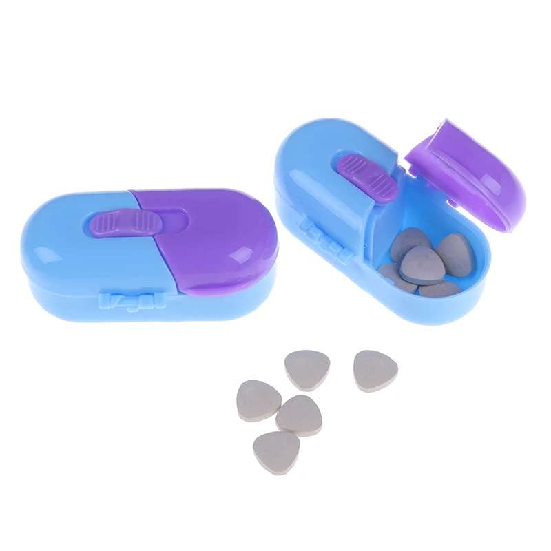 Дорожный мини футляр для таблеток 2 сетки домашние медицинские препараты