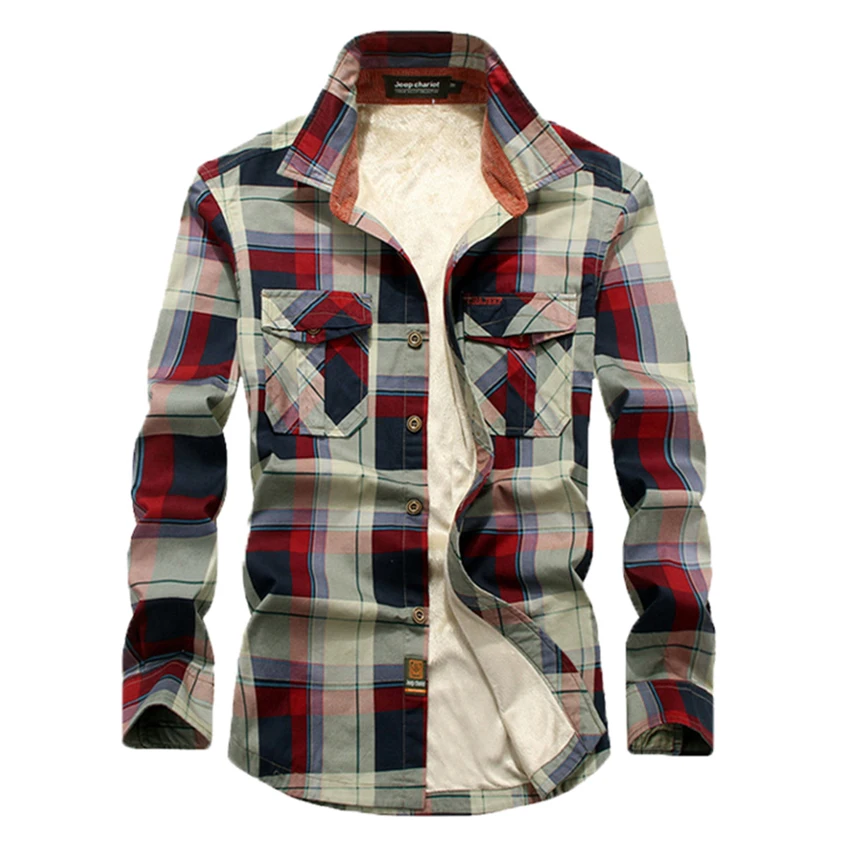 Мода 2018 осень и зима новый мужской с длинными рукавами хлопок Slim Fit повседневные