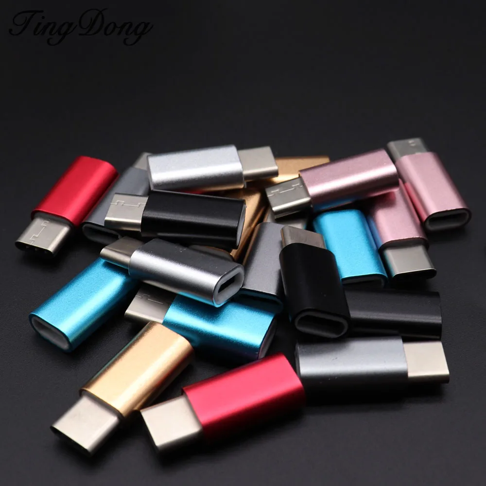 Адаптер Type C с разъемами Micro USB для женщин OTG адаптер поддержкой синхронизации