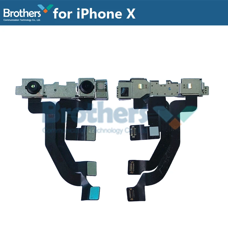 Фронтальная камера для iPhone X Маленькая фронтальная Модуль задняя гибкий кабель