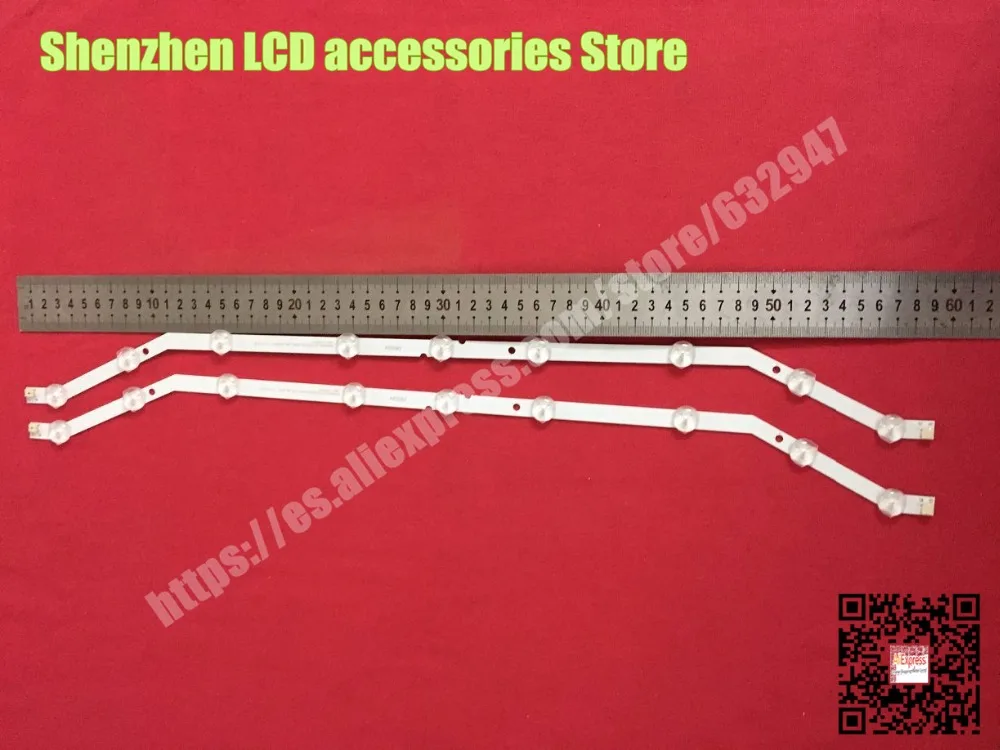 4 шт./лот 9 светодиодный подсветка полосы для samsung 3" tv 2013svs32_3228N1_B2_09 Barra 9-led полосы D3GE-320SM0-R2 UE32EH4003WX