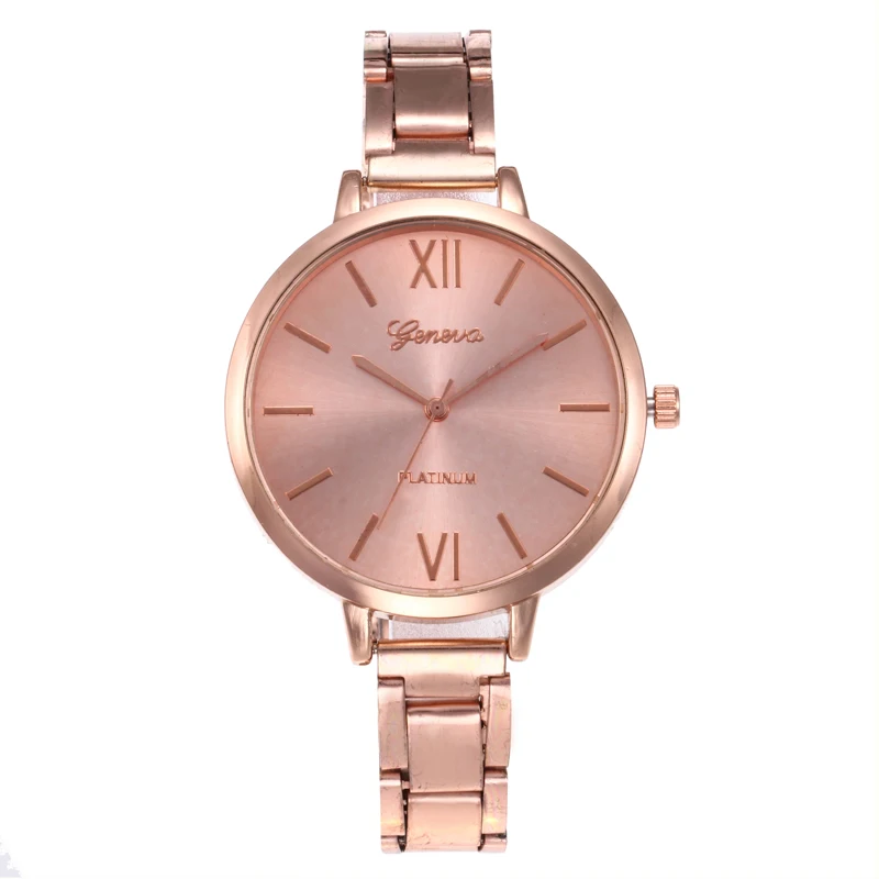 Лидер продаж модные тонкие Нержавеющая сталь Для женщин Watch Top Элитный бренд