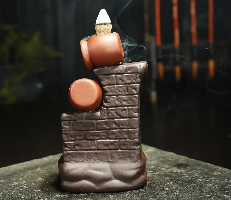 Курильница для благовоний backflow креативная курильница из сандалового дерева