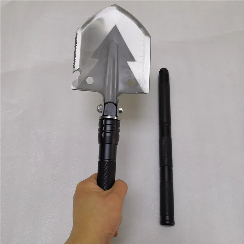 Складная лопата многофункциональный садовый инструмент из нержавеющей стали 4