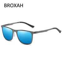 2022 retro polarized sunglasses men square vintage glasses for menwomen luxury eyewear aluminium magnesium oculos de sol
